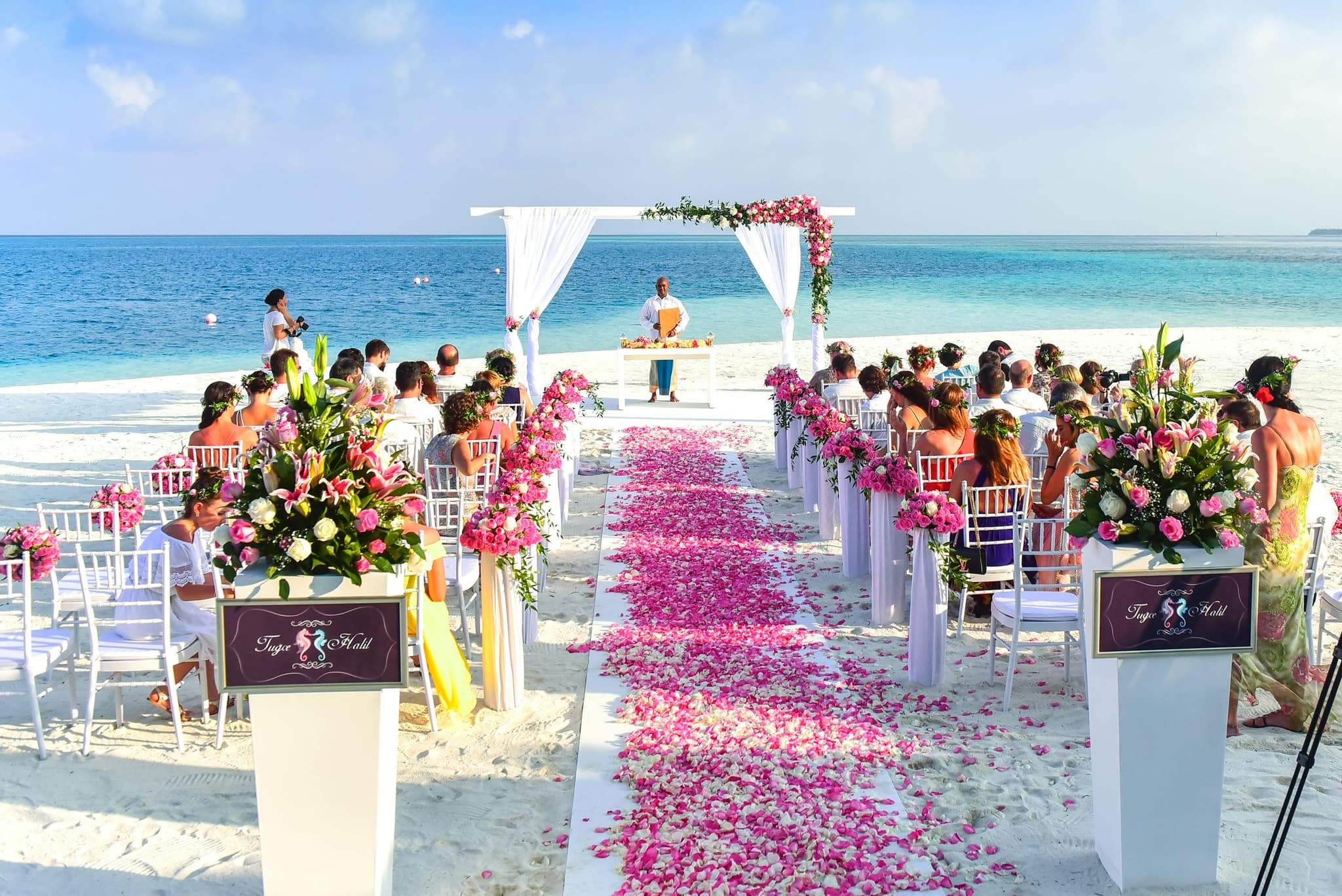 Elegant wedding ceremony at a premium event venue