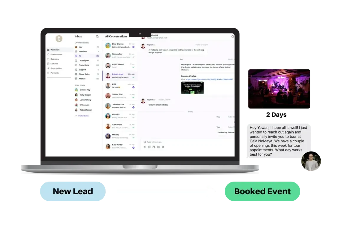 VenueFlow AI venue marketing result